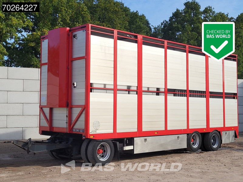 Jumbo TV280L1 Animal Trailer Lenkachse - Remolque caja cerrada: foto 1 Jumbo TV280L1 Animal Trailer Lenkachse - Remolque caja cerrada: foto 1