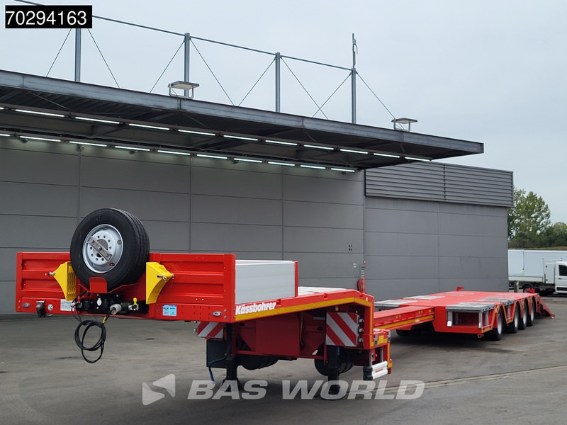 Kässbohrer LB4E 4 axles Hydr. Ramps 620cm-Extendable Lift+ 2x Steering Axle - Semirremolque góndola rebajadas: foto 2 Kässbohrer LB4E 4 axles Hydr. Ramps 620cm-Extendable Lift+ 2x Steering Axle - Semirremolque góndola rebajadas: foto 2