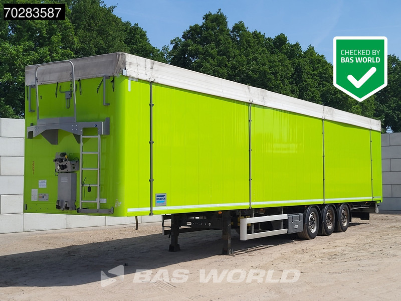 Knapen 3 axles Liftachse 7MM 103m3 Schiebewand - Semirremolque piso movil: foto 1 Knapen 3 axles Liftachse 7MM 103m3 Schiebewand - Semirremolque piso movil: foto 1