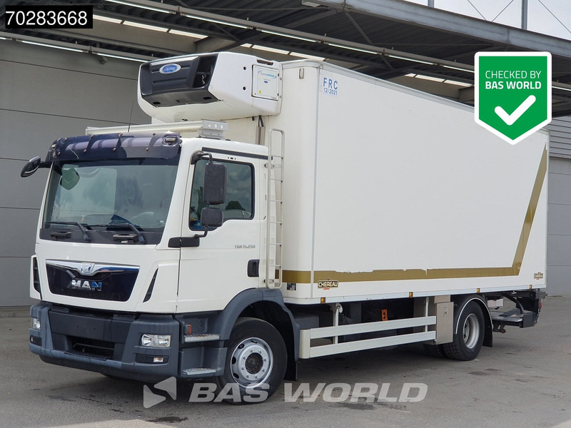 MAN TGM 15.250 4X2 Carrier Supra 850 Cooler Tailgate Euro 6 - Camión frigorífico: foto 1 MAN TGM 15.250 4X2 Carrier Supra 850 Cooler Tailgate Euro 6 - Camión frigorífico: foto 1