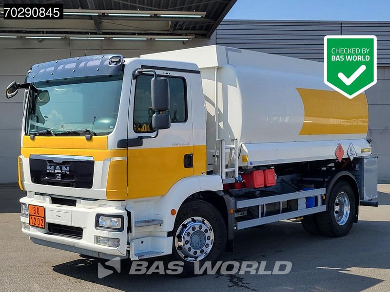 MAN TGM 18.340 4X2 Rohr Fuel tanker 15100 liter Automatic Euro 6 - Camión cisterna: foto 1 MAN TGM 18.340 4X2 Rohr Fuel tanker 15100 liter Automatic Euro 6 - Camión cisterna: foto 1