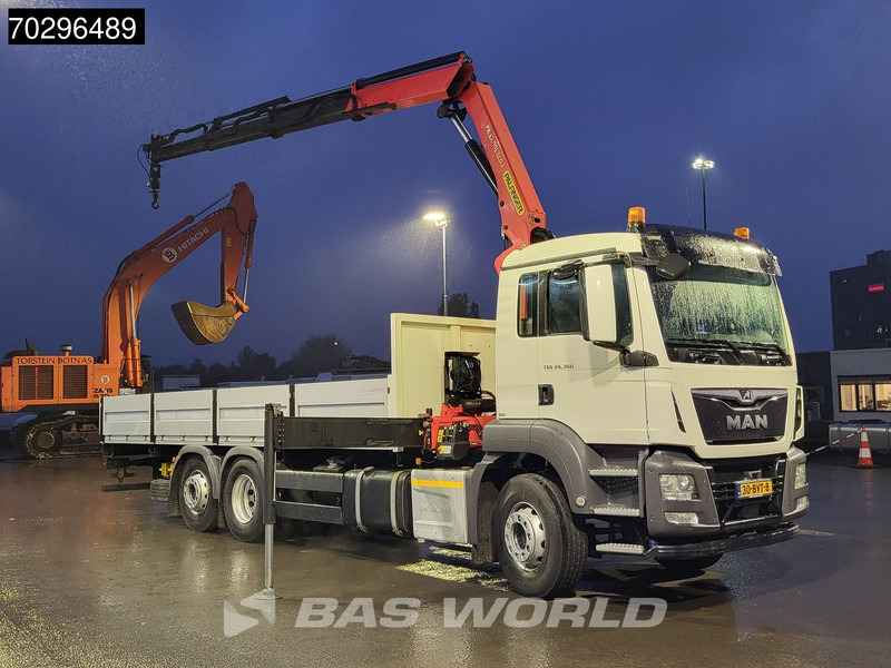 MAN TGS 26.360 TGS 6X2 NL-Truck Palfinger PK17.001 Crane Kran Lift+Steering-Axle Navi Euro 6 Palfinger - Camión caja abierta, Camión grúa: foto 3 MAN TGS 26.360 TGS 6X2 NL-Truck Palfinger PK17.001 Crane Kran Lift+Steering-Axle Navi Euro 6 Palfinger - Camión caja abierta, Camión grúa: foto 3
