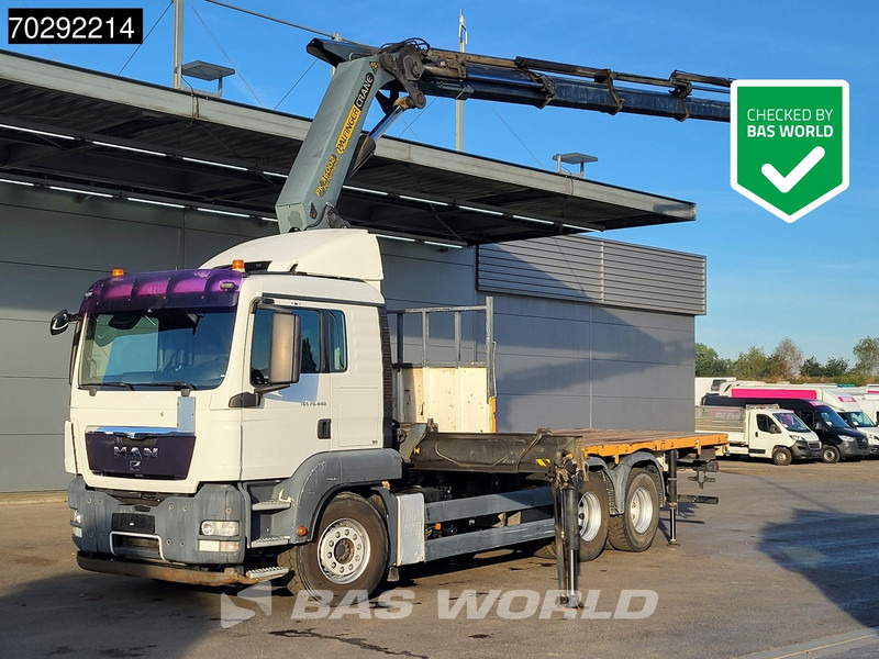 MAN TGS 26.440 6X4 Palfinger PK36002 Crane Retarder Steelsuspension Manual - Camión caja abierta, Camión grúa: foto 1 MAN TGS 26.440 6X4 Palfinger PK36002 Crane Retarder Steelsuspension Manual - Camión caja abierta, Camión grúa: foto 1