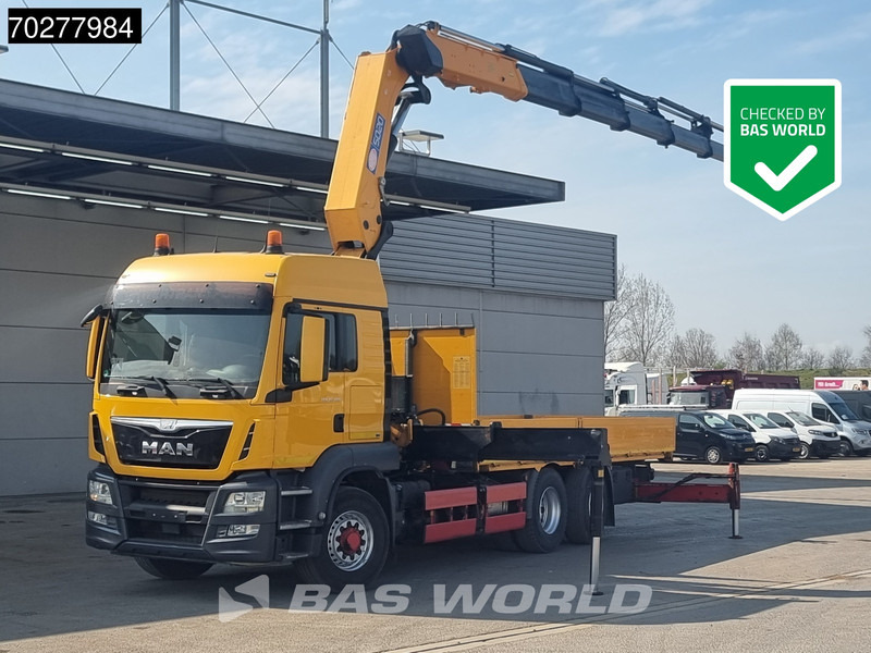 MAN TGS 26.480 6X4 HMF 5020 K6 Crane Kran 6x2H4 Hydrodrive Euro 6 - Camión caja abierta, Camión grúa: foto 1 MAN TGS 26.480 6X4 HMF 5020 K6 Crane Kran 6x2H4 Hydrodrive Euro 6 - Camión caja abierta, Camión grúa: foto 1