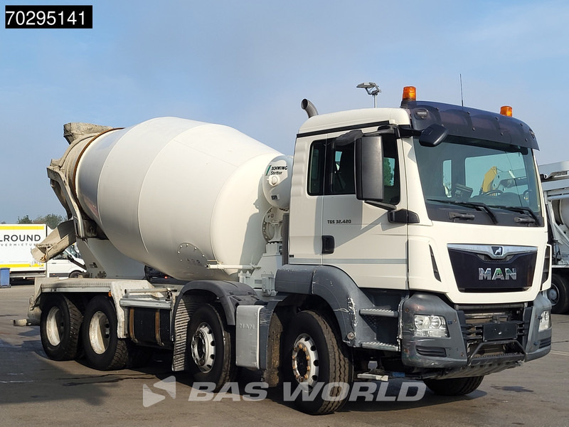 MAN TGS 32.420 8X4 9m3 Stetter Mixer SteelSuspension Automatic Euro 6 - Camión hormigonera: foto 3 MAN TGS 32.420 8X4 9m3 Stetter Mixer SteelSuspension Automatic Euro 6 - Camión hormigonera: foto 3