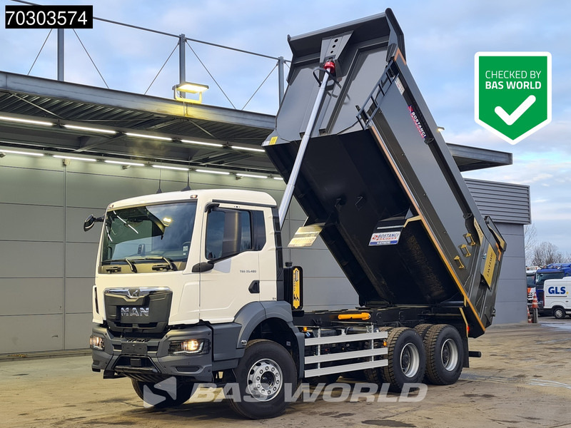 MAN TGS 33.480 6X4 NEW! 20m3 Tipper Steelsuspension Big-Axle Automatic Euro 6 - Camión volquete: foto 1 MAN TGS 33.480 6X4 NEW! 20m3 Tipper Steelsuspension Big-Axle Automatic Euro 6 - Camión volquete: foto 1