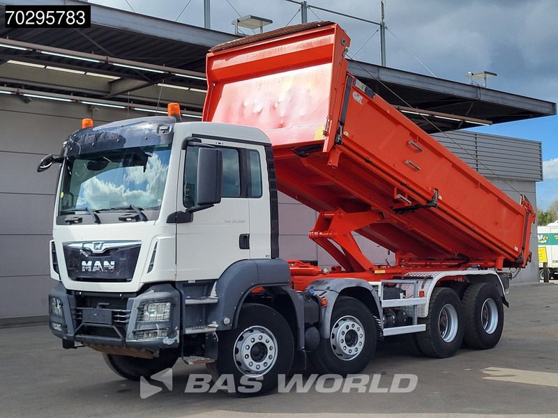 MAN TGS 35.400 8X4 13m3 CIF Bennes 2-side tipper Steel suspension Automatic Euro 6 - Camión volquete: foto 3 MAN TGS 35.400 8X4 13m3 CIF Bennes 2-side tipper Steel suspension Automatic Euro 6 - Camión volquete: foto 3
