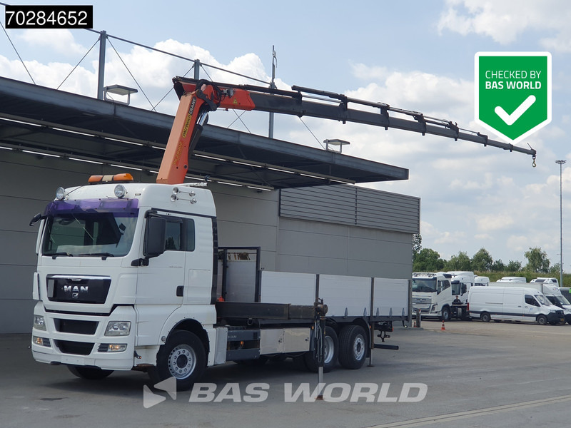 MAN TGX 26.480 TGX 6X2 Palfinger PK29002 Kran Crane 8 extensions Retarder Manual Euro 4 - Camión caja abierta, Camión grúa: foto 1 MAN TGX 26.480 TGX 6X2 Palfinger PK29002 Kran Crane 8 extensions Retarder Manual Euro 4 - Camión caja abierta, Camión grúa: foto 1