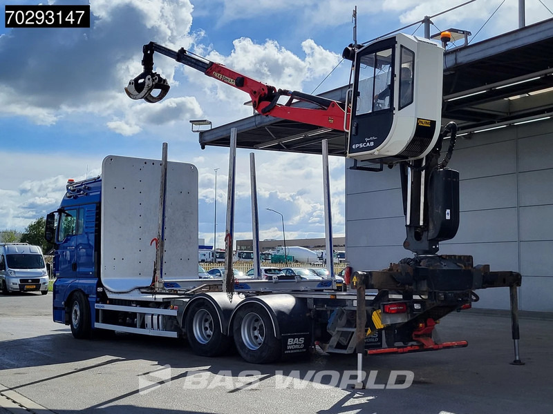 MAN TGX 33.580 TGX 6X4 Palfinger Epsilon Wood crane Holztransport Retarder Navi Xenon Euro 6 - Camión forestal, Camión grúa: foto 2 MAN TGX 33.580 TGX 6X4 Palfinger Epsilon Wood crane Holztransport Retarder Navi Xenon Euro 6 - Camión forestal, Camión grúa: foto 2