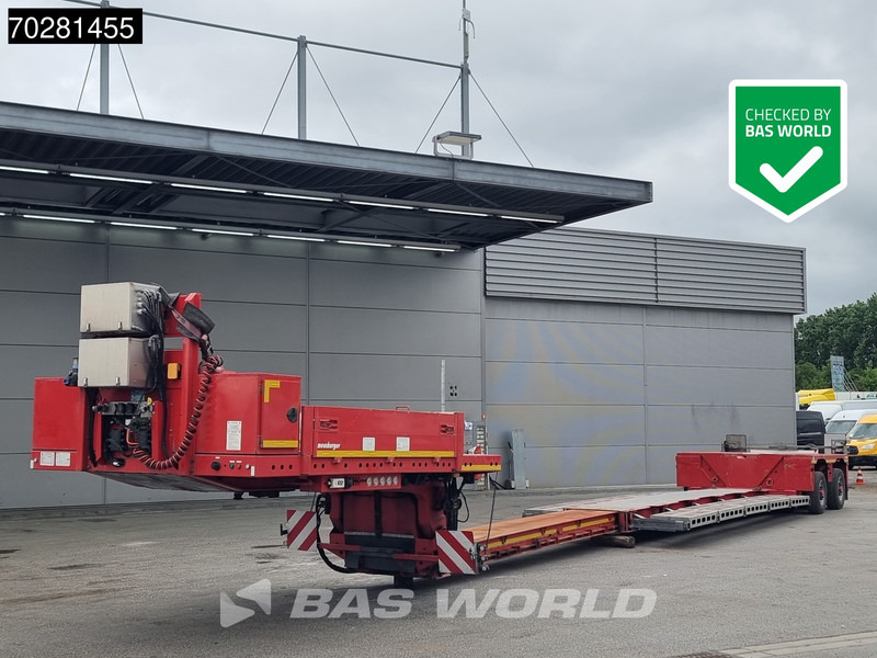Semirremolque góndola rebajadas MEUSBURGER Type MPG-2 2 axles Extendable 2xLenkachse Gooseneck: foto 1