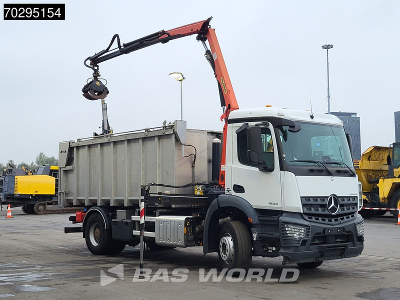 Mercedes-Benz Actros 1833 4X2 Palfinger PK7.501 SLD Kran Crane 17m3 tipper Big-Axle Euro 6 - Camión volquete, Camión grúa: foto 3 Mercedes-Benz Actros 1833 4X2 Palfinger PK7.501 SLD Kran Crane 17m3 tipper Big-Axle Euro 6 - Camión volquete, Camión grúa: foto 3