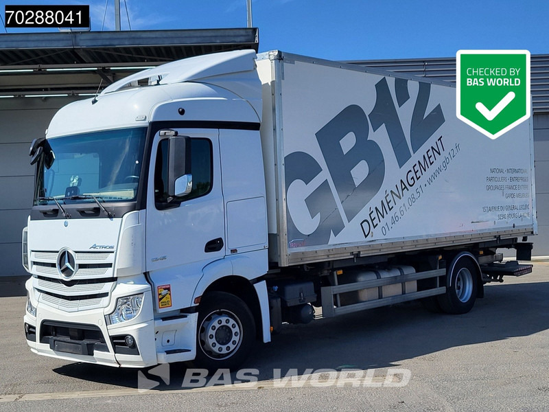 Mercedes-Benz Actros 1842 4X2 19tonner BDF box Ladebordwand Navi Automatic Euro 6 - Camión portacontenedore/ Intercambiable: foto 1 Mercedes-Benz Actros 1842 4X2 19tonner BDF box Ladebordwand Navi Automatic Euro 6 - Camión portacontenedore/ Intercambiable: foto 1