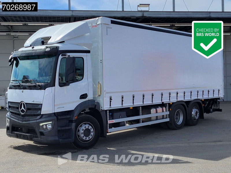 Mercedes-Benz Actros 2532 6X2 NEW 2000kg Ladebordwand Navi Lenkachse Euro 6 - Camión lona: foto 1 Mercedes-Benz Actros 2532 6X2 NEW 2000kg Ladebordwand Navi Lenkachse Euro 6 - Camión lona: foto 1