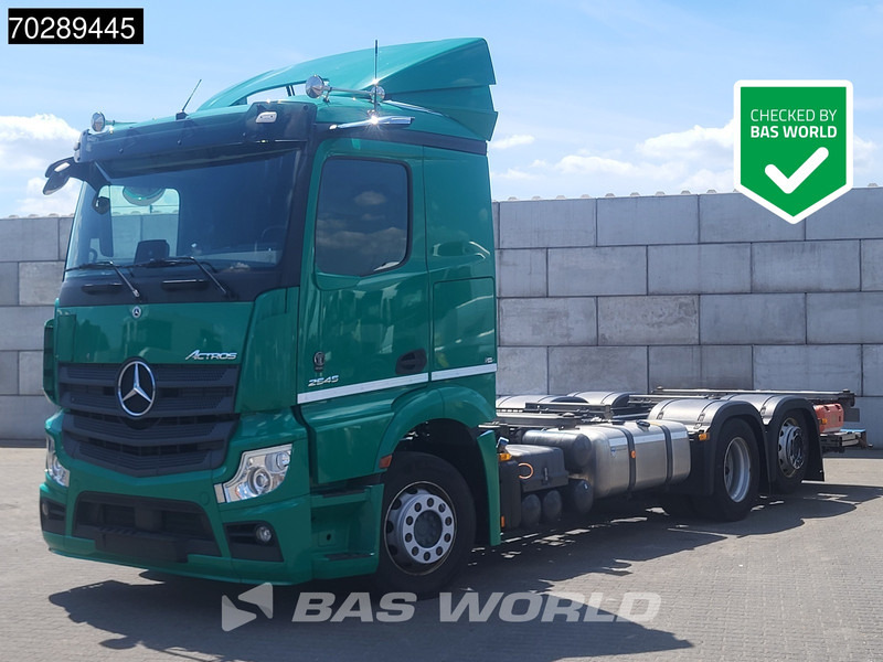 Camión portacontenedore/ Intercambiable Mercedes-Benz Actros 2545 6X2 Retarder Lift+Steering Axle Euro 6: foto 1