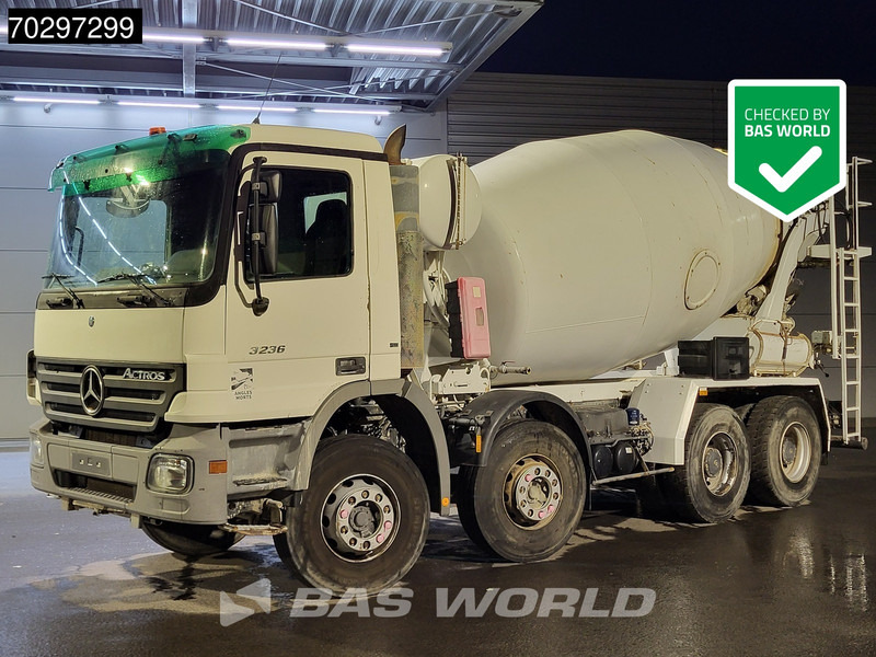 Mercedes-Benz Actros 3236 8X4 9m3 mixer Automatic Steelsuspension Euro 3 - Camión hormigonera: foto 1 Mercedes-Benz Actros 3236 8X4 9m3 mixer Automatic Steelsuspension Euro 3 - Camión hormigonera: foto 1