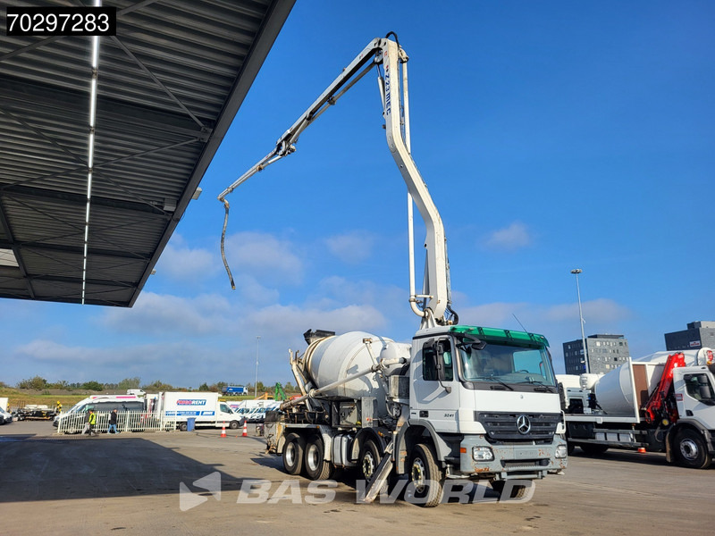 Mercedes-Benz Actros 3241 8X4 Mecbo M3-23.3/100-BZ 7m3 PUMI Big-Axle Steelsuspension Automatic Euro 4 - Camión hormigonera: foto 3 Mercedes-Benz Actros 3241 8X4 Mecbo M3-23.3/100-BZ 7m3 PUMI Big-Axle Steelsuspension Automatic Euro 4 - Camión hormigonera: foto 3