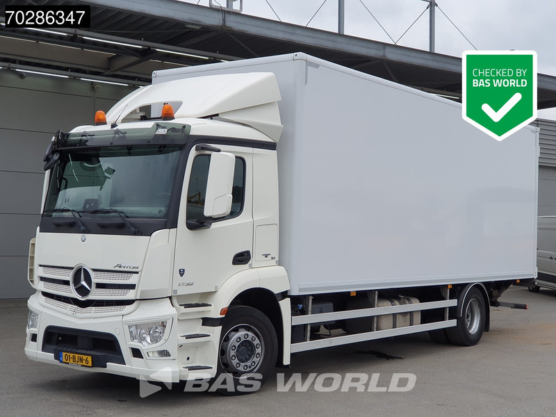 Camión caja cerrada Mercedes-Benz Antos 1932 4X2 19t NL-Truck APK 2500kg Ladebordwand Automatic ACC Euro 6: foto 1