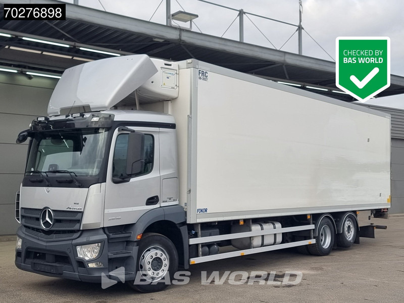 Mercedes-Benz Antos 2746 6X2 Carrier Supra 1250 Silent Mt ladebordwand Lift+Lenkachse Euro 6 - Camión frigorífico: foto 1 Mercedes-Benz Antos 2746 6X2 Carrier Supra 1250 Silent Mt ladebordwand Lift+Lenkachse Euro 6 - Camión frigorífico: foto 1