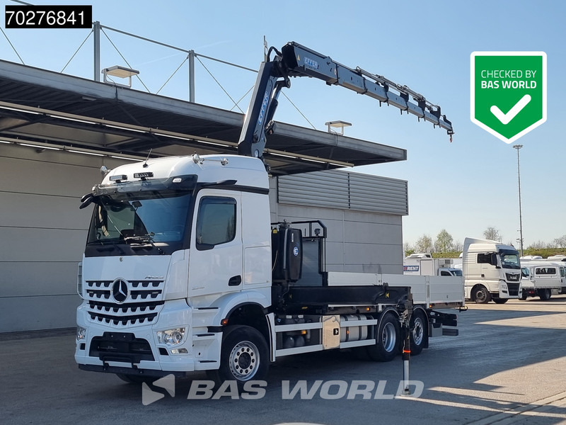 Mercedes-Benz Arocs 2546 6X2 Effer 265/6S Crane Kran Lift-Lenkachse Mirror Cams Euro 6 - Camión caja abierta, Camión grúa: foto 1 Mercedes-Benz Arocs 2546 6X2 Effer 265/6S Crane Kran Lift-Lenkachse Mirror Cams Euro 6 - Camión caja abierta, Camión grúa: foto 1