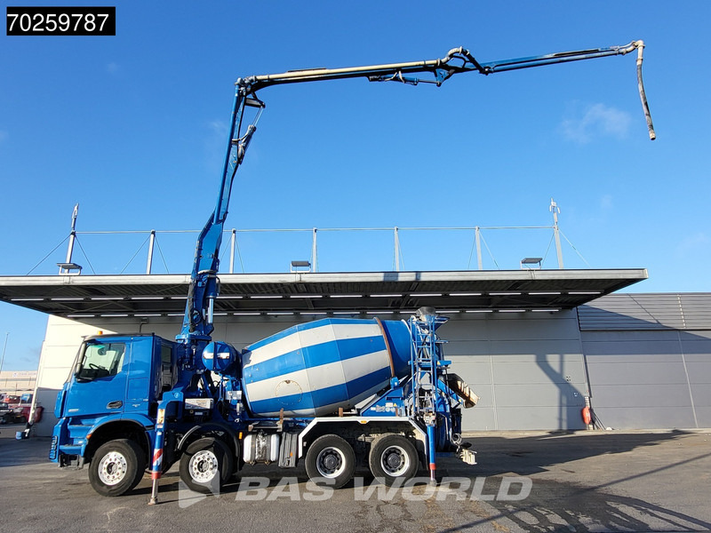 Mercedes-Benz Arocs 3251 8X4 PUMI Putzmeister TMM 24 + Liebherr 7m3 Mixer Retarder Euro 6 - Camión bomba de hormigón: foto 5 Mercedes-Benz Arocs 3251 8X4 PUMI Putzmeister TMM 24 + Liebherr 7m3 Mixer Retarder Euro 6 - Camión bomba de hormigón: foto 5