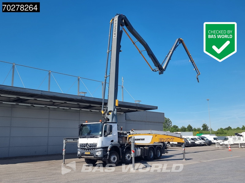 Mercedes-Benz Arocs 3540 8X4 NL-Truck Big-Axle Liebherr Pumpe 37m Euro 6 - Camión bomba de hormigón: foto 1 Mercedes-Benz Arocs 3540 8X4 NL-Truck Big-Axle Liebherr Pumpe 37m Euro 6 - Camión bomba de hormigón: foto 1
