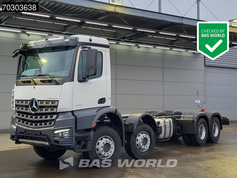 Mercedes-Benz Arocs 4140 8X4 NEW! Chassis Automatic Steelsuspension Euro 5 - Camión chasis: foto 1 Mercedes-Benz Arocs 4140 8X4 NEW! Chassis Automatic Steelsuspension Euro 5 - Camión chasis: foto 1