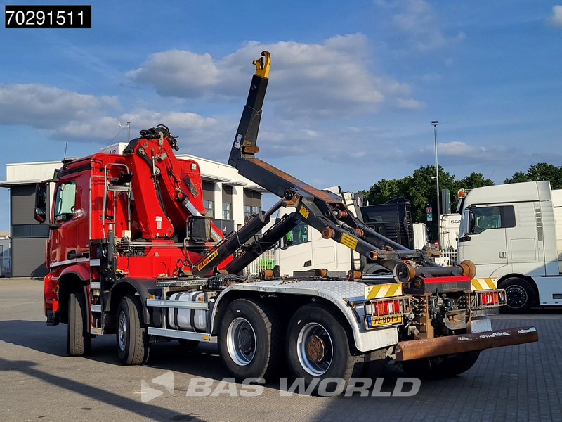 Arrendamiento de Mercedes-Benz Arocs 4145 8X4 NL-Truck HMF RCL 5300 Crane Hyva 26-51-S Hooklift Steelsuspension Big-Axle Automatic Euro 6 Mercedes-Benz Arocs 4145 8X4 NL-Truck HMF RCL 5300 Crane Hyva 26-51-S Hooklift Steelsuspension Big-Axle Automatic Euro 6: foto 10