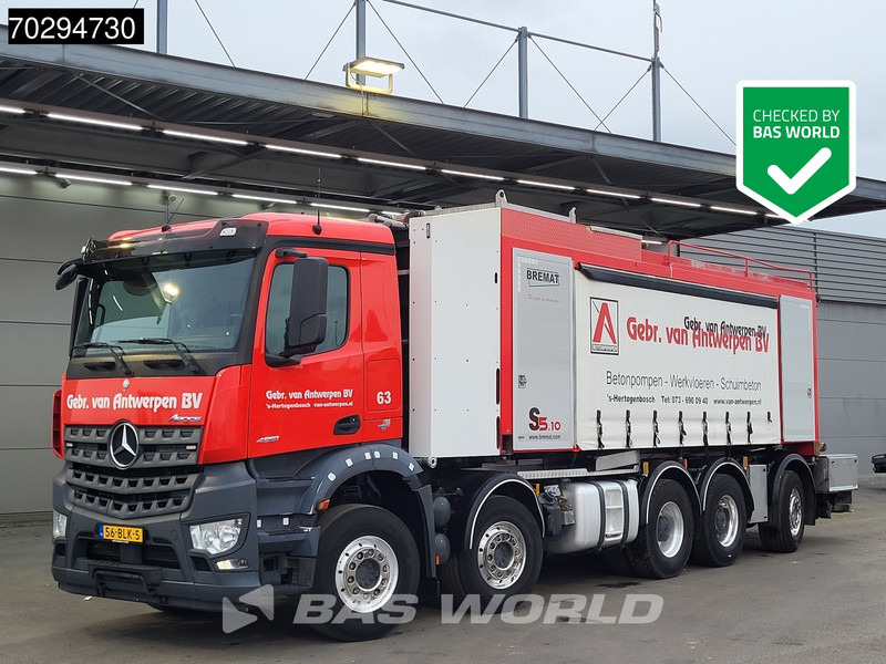 Mercedes-Benz Arocs 4951 Arocs 10X4 NL-Truck Bremat S5.10.13 XL sandmortal Lift+Steering Axle Euro 6 - Camión bomba de hormigón: foto 1 Mercedes-Benz Arocs 4951 Arocs 10X4 NL-Truck Bremat S5.10.13 XL sandmortal Lift+Steering Axle Euro 6 - Camión bomba de hormigón: foto 1