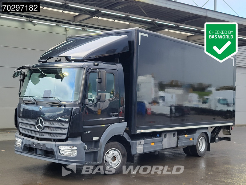 Mercedes-Benz Atego 1221 4X2 12tonner Automatic 1500kg Ladebordwand Airco Euro 6 - Camión caja cerrada: foto 1 Mercedes-Benz Atego 1221 4X2 12tonner Automatic 1500kg Ladebordwand Airco Euro 6 - Camión caja cerrada: foto 1