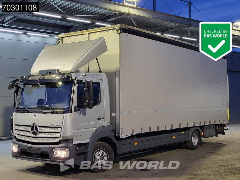 Mercedes-Benz Atego 1224 4X2 280cm height box 1500kg Ladebordwand Automatic Euro 6 - Camión lona: foto 1 Mercedes-Benz Atego 1224 4X2 280cm height box 1500kg Ladebordwand Automatic Euro 6 - Camión lona: foto 1