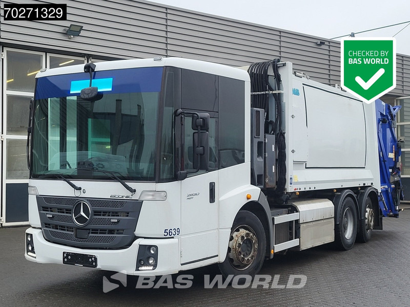 Mercedes-Benz Econic 2630 6X2 17m3 Joab Anaconda twin Lenkachse CNG Euro 6 - Camión de basura: foto 1 Mercedes-Benz Econic 2630 6X2 17m3 Joab Anaconda twin Lenkachse CNG Euro 6 - Camión de basura: foto 1