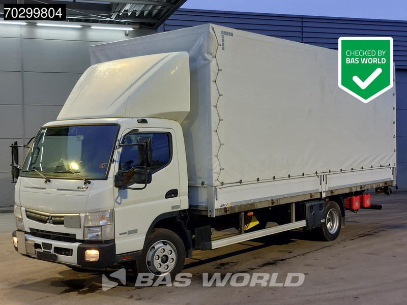Mitsubishi Fuso 7C 18 4X2 8tonner Curtainsider 1000kg Ladebordwand Automatic Euro 6 - Camión lona: foto 1 Mitsubishi Fuso 7C 18 4X2 8tonner Curtainsider 1000kg Ladebordwand Automatic Euro 6 - Camión lona: foto 1