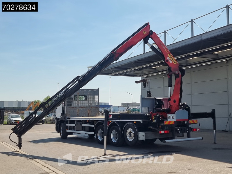 Camión caja abierta, Camión grúa Renault C 480 8X4 Palfinger 24.001 SLD5 Kran Crane Lift-Lenkachse Euro 6: foto 7