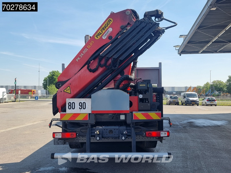 Camión caja abierta, Camión grúa Renault C 480 8X4 Palfinger 24.001 SLD5 Kran Crane Lift-Lenkachse Euro 6: foto 13