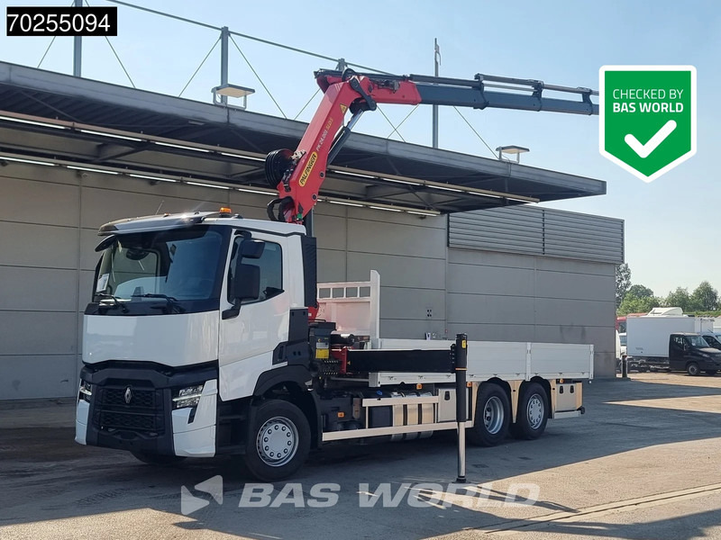 Renault T 440 6X2 2024 NL reg. possible Palfinger PK24.001 SLD Crane Lift+Lenkasche Euro 6 - Camión caja abierta, Camión grúa: foto 1 Renault T 440 6X2 2024 NL reg. possible Palfinger PK24.001 SLD Crane Lift+Lenkasche Euro 6 - Camión caja abierta, Camión grúa: foto 1