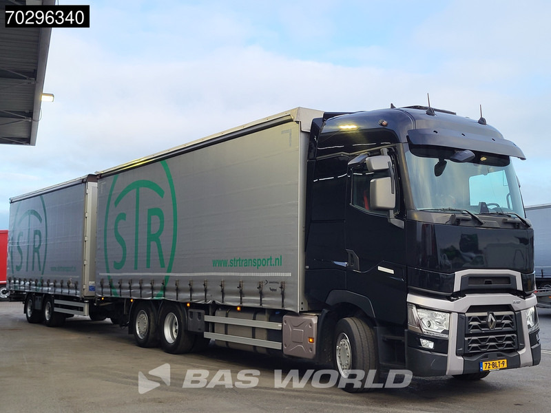 Renault T 480 6X2 NL-Truck combi Liftaxle 1500kg Ladebordwand Euro 6 - Camión lona: foto 3 Renault T 480 6X2 NL-Truck combi Liftaxle 1500kg Ladebordwand Euro 6 - Camión lona: foto 3