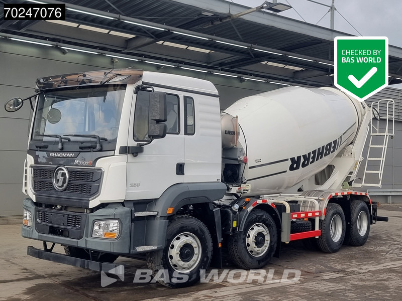 SHACMAN 8x4 EURO 6 8X4 NEW! 8m3 Liebherr Mixer Big-Axle Steel Suspension - Camión hormigonera: foto 1 SHACMAN 8x4 EURO 6 8X4 NEW! 8m3 Liebherr Mixer Big-Axle Steel Suspension - Camión hormigonera: foto 1