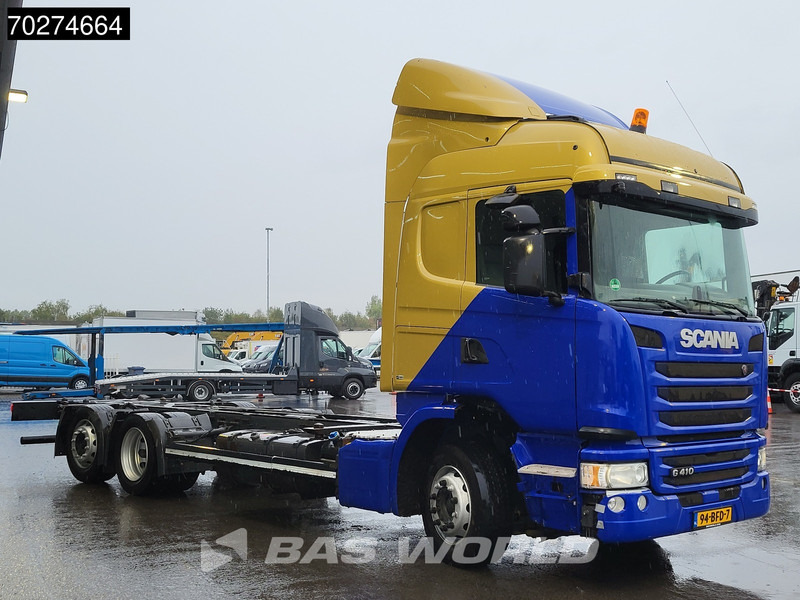 Scania G410 G 6X2 NL-Truck 20ft BDF Retarder Hydraulic Automatic ACC Euro 6 - Camión portacontenedore/ Intercambiable: foto 3 Scania G410 G 6X2 NL-Truck 20ft BDF Retarder Hydraulic Automatic ACC Euro 6 - Camión portacontenedore/ Intercambiable: foto 3