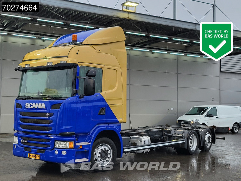 Scania G410 G 6X2 NL-Truck 20ft BDF Retarder Hydraulic Automatic ACC Euro 6 - Camión portacontenedore/ Intercambiable: foto 1 Scania G410 G 6X2 NL-Truck 20ft BDF Retarder Hydraulic Automatic ACC Euro 6 - Camión portacontenedore/ Intercambiable: foto 1