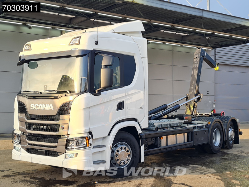 Scania G460 6X2 NEW! 20tons HIAB Containersystem Lift+Steering Axle Automatic Retarder Euro 6 - Camión multibasculante: foto 3 Scania G460 6X2 NEW! 20tons HIAB Containersystem Lift+Steering Axle Automatic Retarder Euro 6 - Camión multibasculante: foto 3