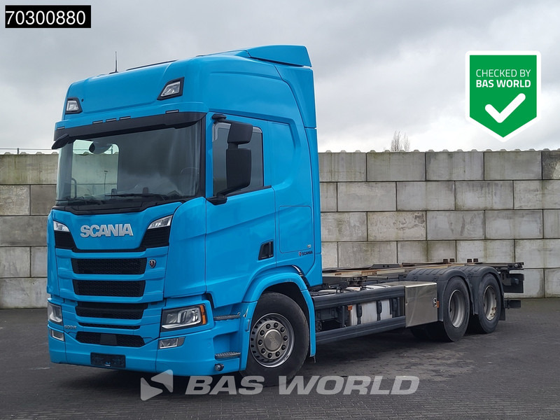Scania R500 R 6X2 Full Air suspension Retarder Lift Axle Automatic Leather seats Euro 6 - Camión portacontenedore/ Intercambiable: foto 1 Scania R500 R 6X2 Full Air suspension Retarder Lift Axle Automatic Leather seats Euro 6 - Camión portacontenedore/ Intercambiable: foto 1