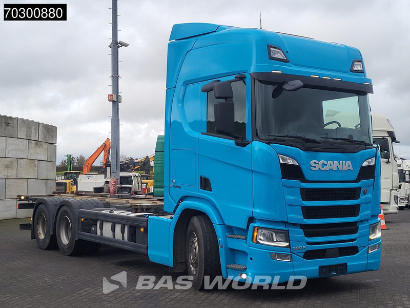 Scania R500 R 6X2 Full Air suspension Retarder Lift Axle Automatic Leather seats Euro 6 - Camión portacontenedore/ Intercambiable: foto 3 Scania R500 R 6X2 Full Air suspension Retarder Lift Axle Automatic Leather seats Euro 6 - Camión portacontenedore/ Intercambiable: foto 3