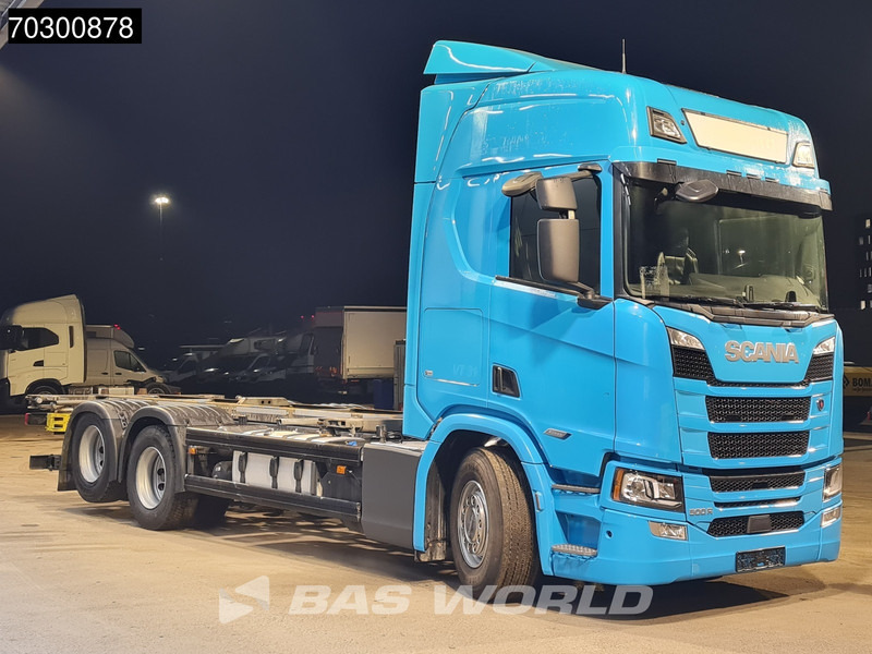 Scania R500 R 6X2 WECON BDF Full Air Suspension Retarder Lift-Axle Automatic Leather Seats - Camión portacontenedore/ Intercambiable: foto 3 Scania R500 R 6X2 WECON BDF Full Air Suspension Retarder Lift-Axle Automatic Leather Seats - Camión portacontenedore/ Intercambiable: foto 3