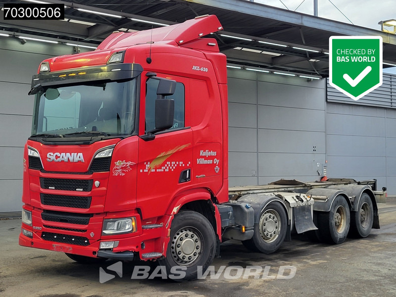 Scania R650 R 8X4 8x4 chassis Retarder Big-Axle semi Automatic Euro 6 - Camión chasis: foto 1 Scania R650 R 8X4 8x4 chassis Retarder Big-Axle semi Automatic Euro 6 - Camión chasis: foto 1