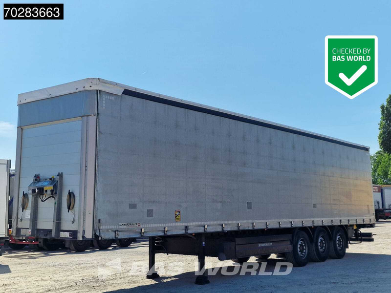 Schwarzmüller S1 3 axles Liftachse Palettenkasten Anti vandalismSliding Roof SAF - Semirremolque lona: foto 1 Schwarzmüller S1 3 axles Liftachse Palettenkasten Anti vandalismSliding Roof SAF - Semirremolque lona: foto 1