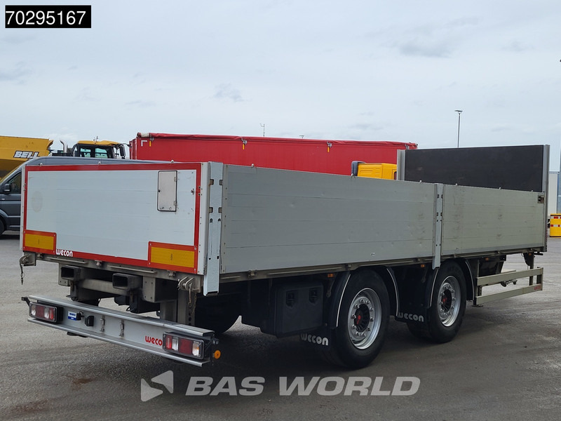 Remolque plataforma/ Caja abierta Wecon PC 2 axles Kooi aap Lift-Axle: foto 5