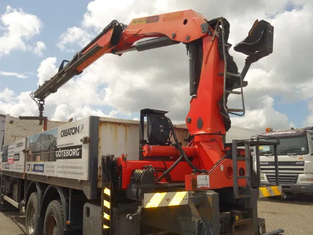 Camión caja abierta, Camión grúa DAF CF 360 6X4 MANUAL GEAR STEELSPRINGS 18,5 TON PALFINKER: foto 9