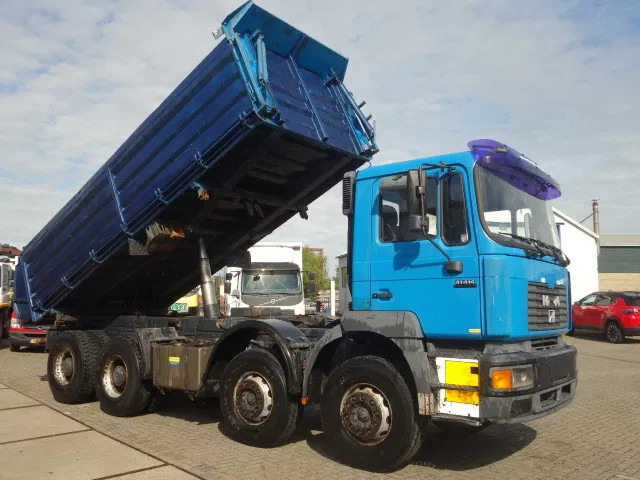 MAN 41-414 MEILLER KIPPER 8X4,MANUAL POMP - Camión volquete: foto 1 MAN 41-414 MEILLER KIPPER 8X4,MANUAL POMP - Camión volquete: foto 1