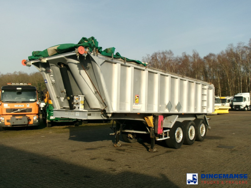 Benalu Tipper trailer alu 22 m3 + tarpaulin - Semirremolque volquete: foto 1 Benalu Tipper trailer alu 22 m3 + tarpaulin - Semirremolque volquete: foto 1