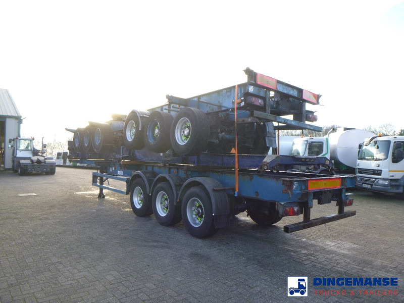 Crane Fruehauf Stack - 3 x container trailer 20-20-30-40 ft - Semirremolque portacontenedore/ Intercambiable: foto 3 Crane Fruehauf Stack - 3 x container trailer 20-20-30-40 ft - Semirremolque portacontenedore/ Intercambiable: foto 3